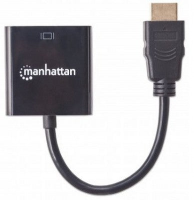 Convertidor  HDMI a VGA MANHATTAN 151467 Negro