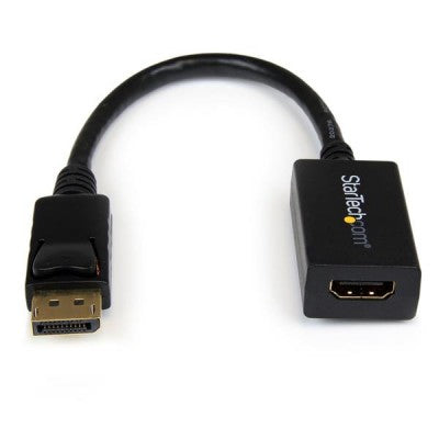 Convertidor DP a HDMI StarTech.com DP2HDMI2 Negro