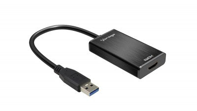 Adaptador USB A HDMI VORAGO Usb 3.0 Full HD Negro