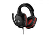 Diadema headset LOGITECH G332 - PC/Juegos, Negro, Rojo, Alámbrico