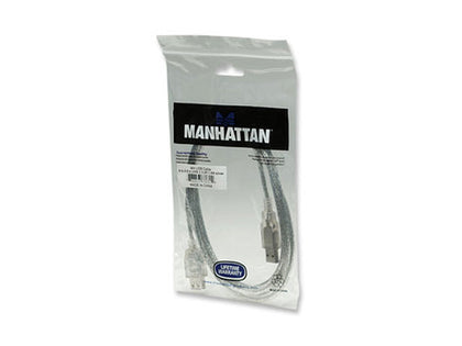 Cable USB - Extension MANHATTAN - 1, 8 m, USB A, USB A, Macho/hembra