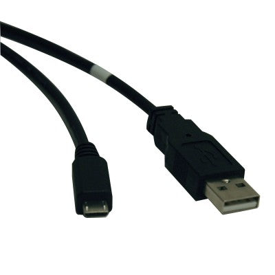 Cable USB 2.0 de Alta Velocidad TRIPP-LITE U050-006 - USB A, Micro-USB B, Macho/Macho, 1, 83 m, Negro