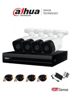 Kit de Videovigilancia Dahua Technology DH-KIT/XVR1B08-I/4-B1A21N-0360B