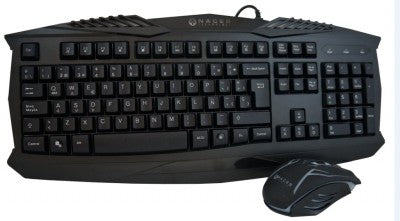teclado y mouse Gaming Naceb Technology NA-617 Negro