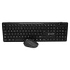 Kit teclado y mouse Naceb Technology NA-0123 - 104 teclas, Negro, 8 - 10 mts