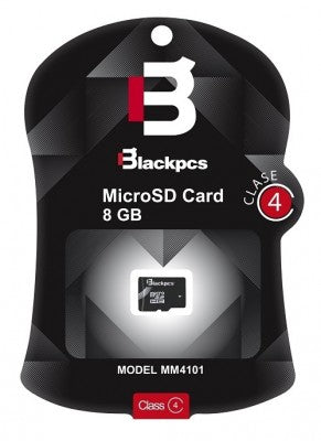Memoria Micro SD Blackpcs MM4101-8 8 GB