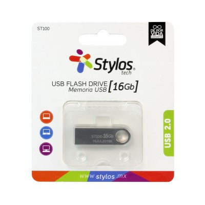 Memoria USB Stylos STMUSB2B 16 GB