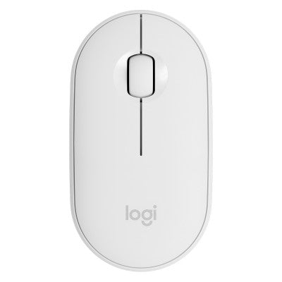 Mouse Inalámbrico LOGITECH M350 - Blanco, 3 botones, Bluetooth, Óptico, 1000 DPI