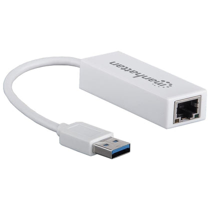 Tarjeta de Red USB - Ethernet MANHATTAN 506731 Color blanco