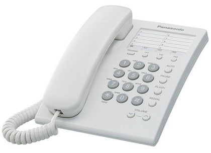 Teléfono Analógico PANASONIC KX-TS550MEW Color blanco