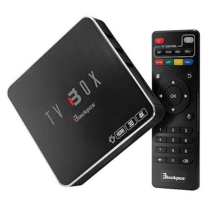 TV BOX Blackpcs EO104K-BL - Ethernet (RJ-45), WLAN, 3840 x 2160, Android 7.1, 1GB, 8GB
